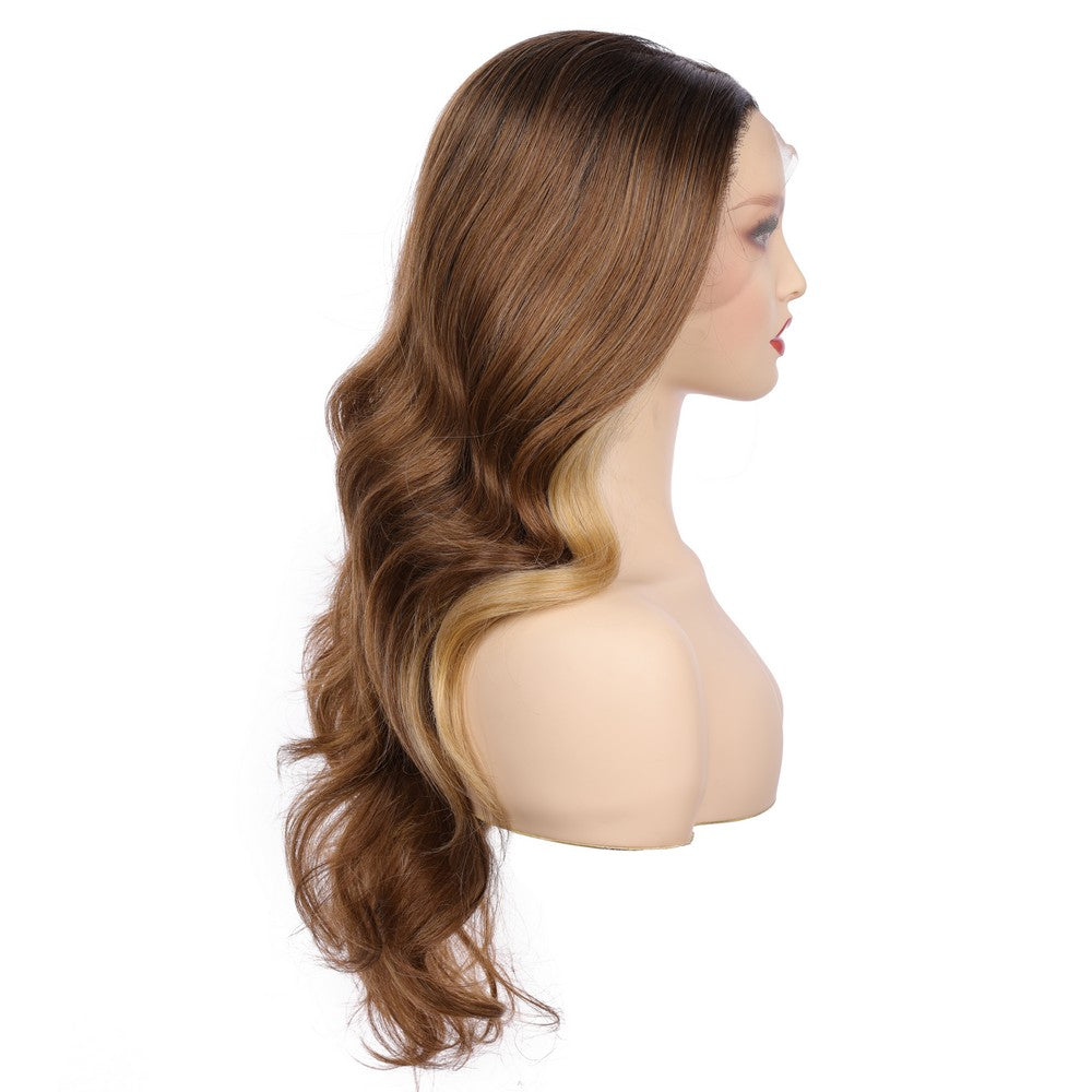 Body Wave Synthetic Wig-Dark Brown