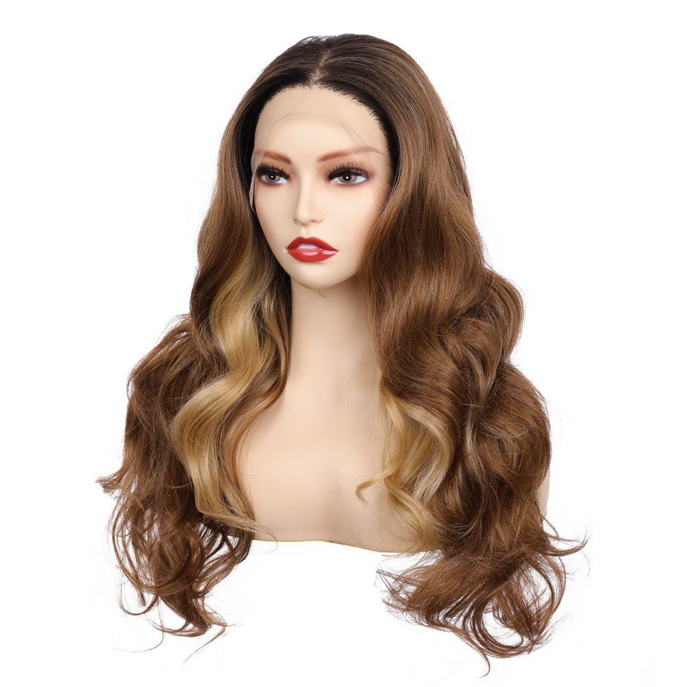 Body Wave Synthetic Wig-Dark Brown