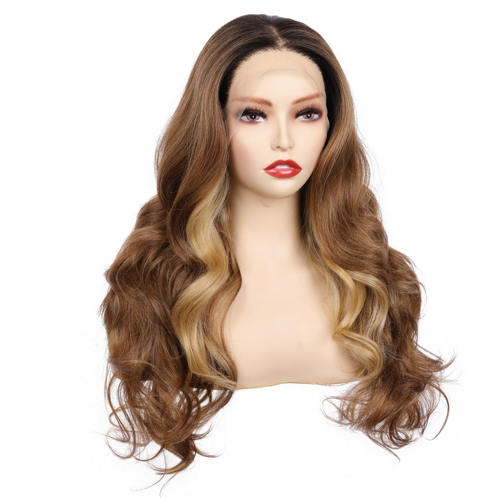 Body Wave Synthetic Wig-Dark Brown