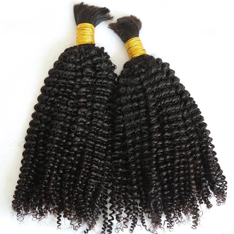 Kinky Curly Bulk Hair Extensions for Braiding