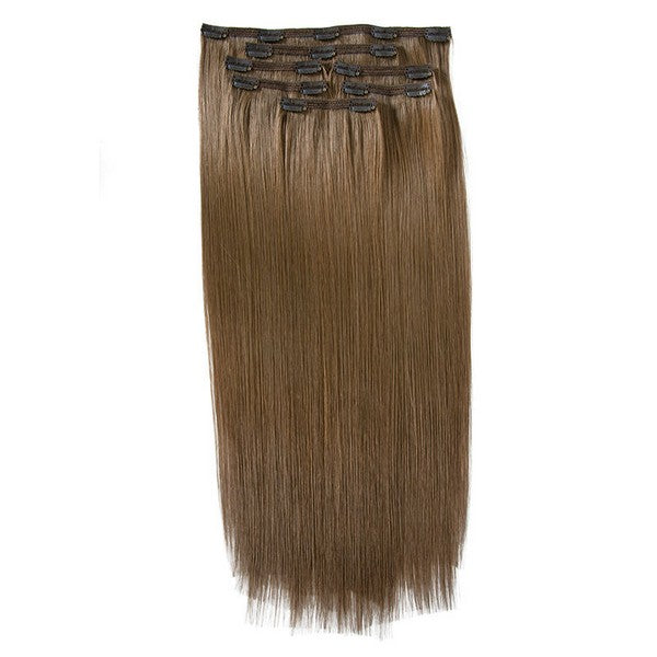 Dark Brown Lace Clip Ins Extensions