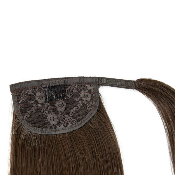 Ponytail Human Hair Extensions Straight