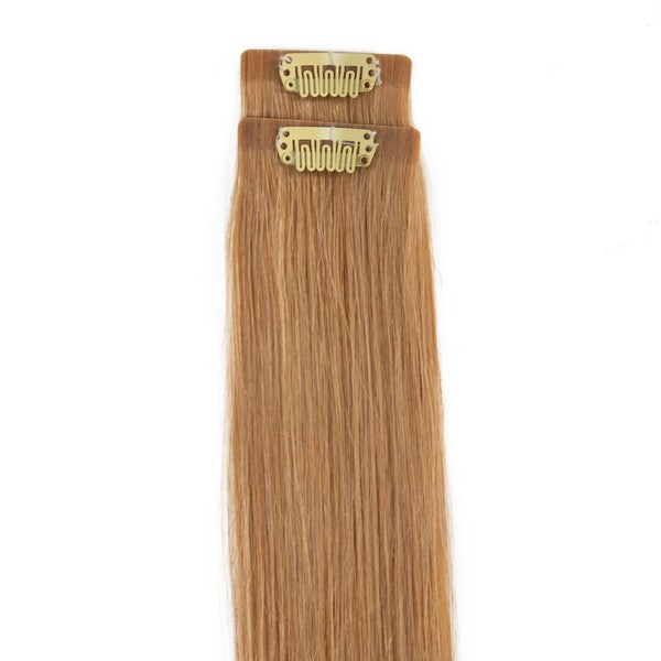 Blonde (#16) PU Clip In Hair Extension