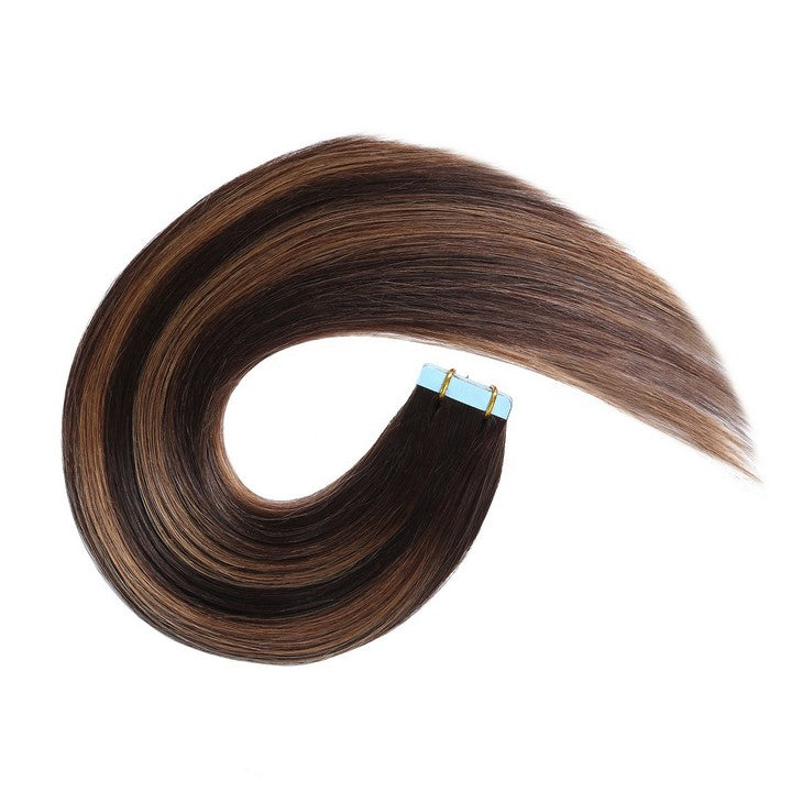 Cuticle Aligned 100% Human Hair Tape In Extension