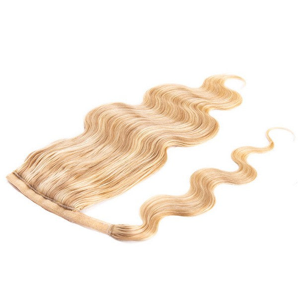 Ponytail Human Hair Extensions Wave