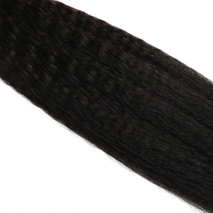 Kinky Straight Tape In Hair Extension Injected