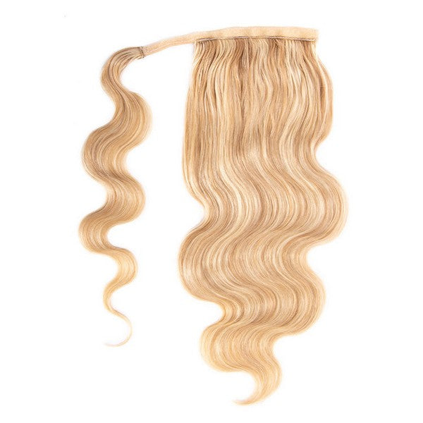 Ponytail Human Hair Extensions Wave