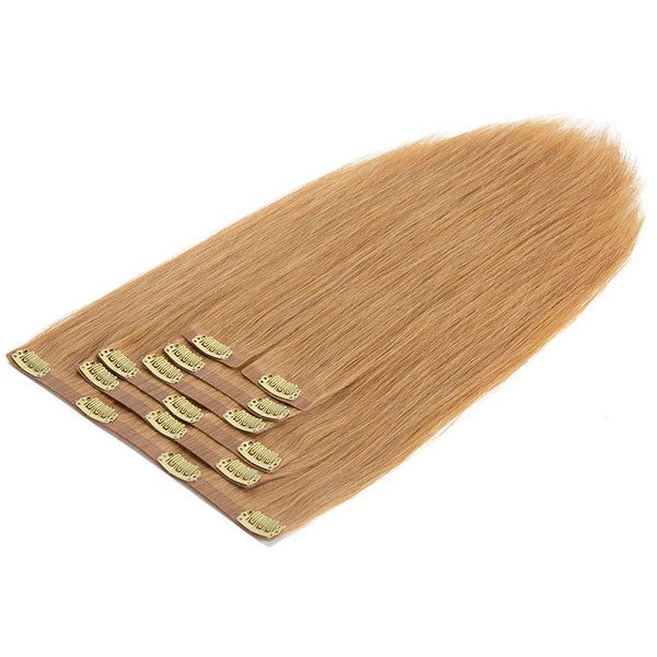 Blonde (#16) PU Clip In Hair Extension