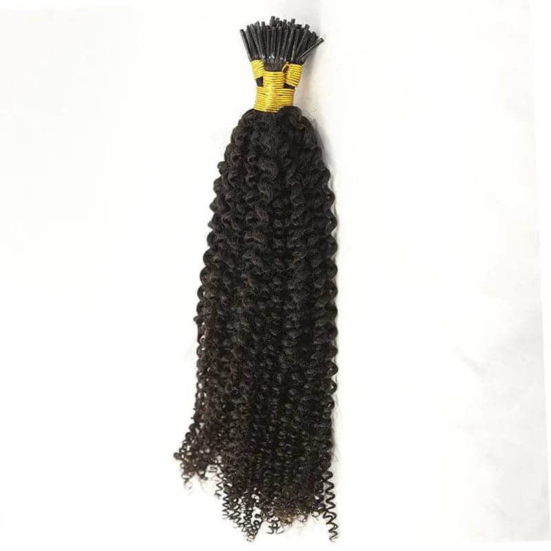 Afro Kinky Curly I Tip Hair Extension