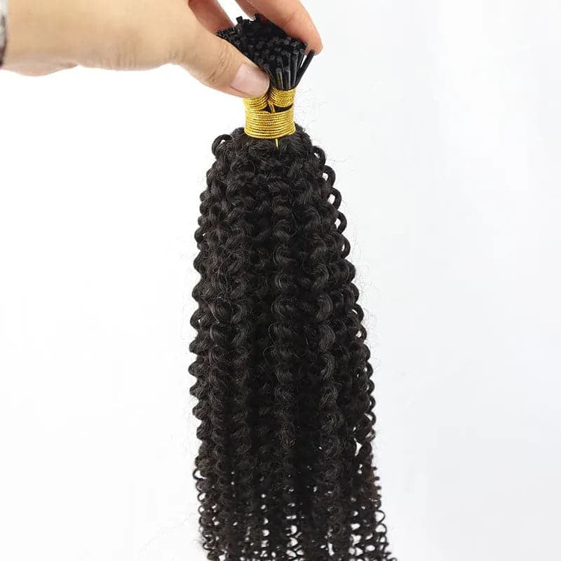 Afro Kinky Curly I Tip Hair Extension