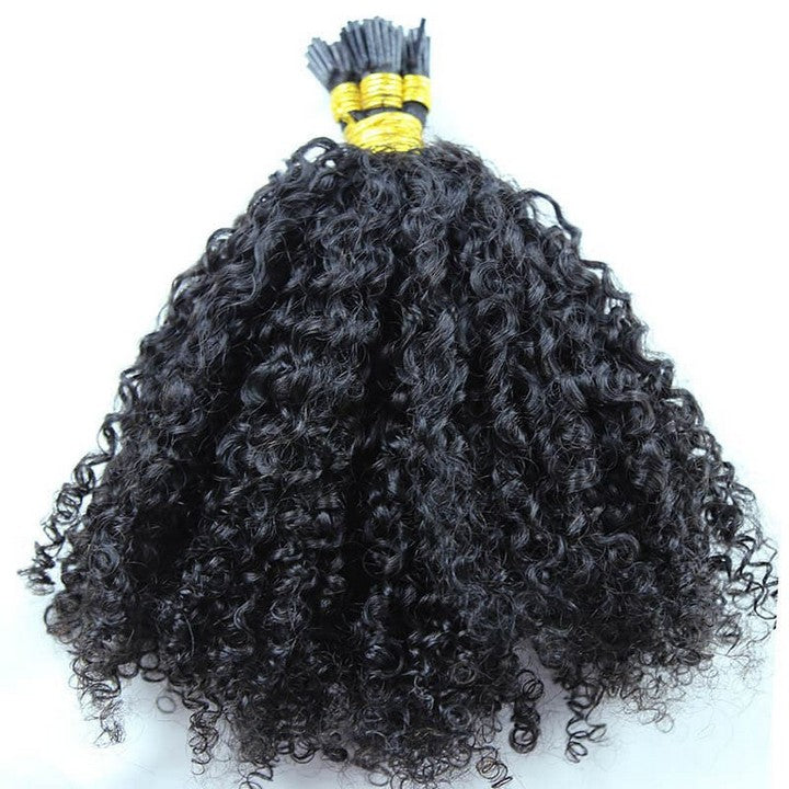 Kinky Curly I Tip Hair Extension