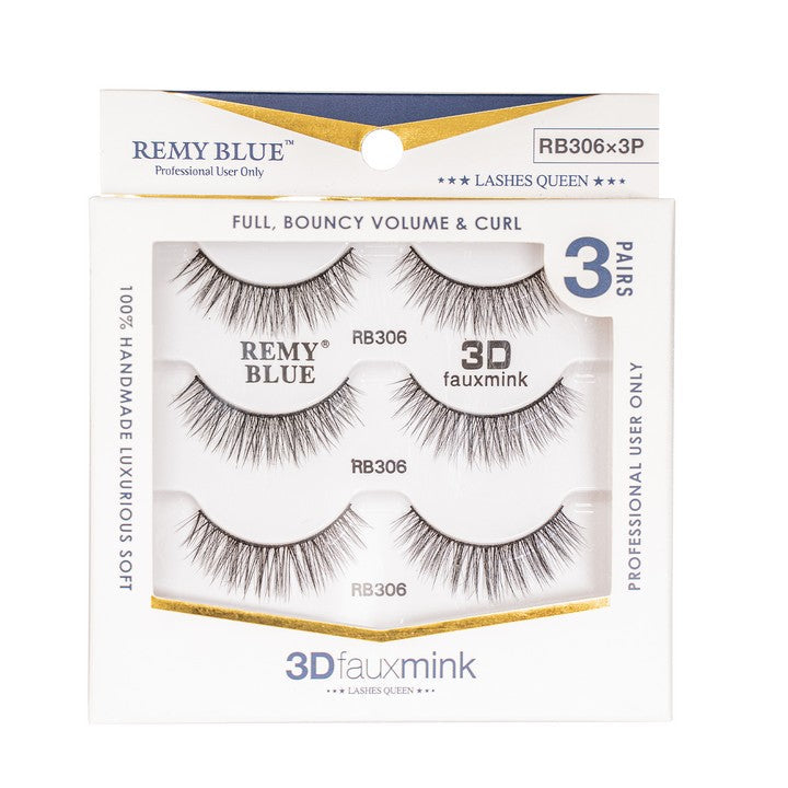 Remy Blue 3D Faux Mink-RB306x3P