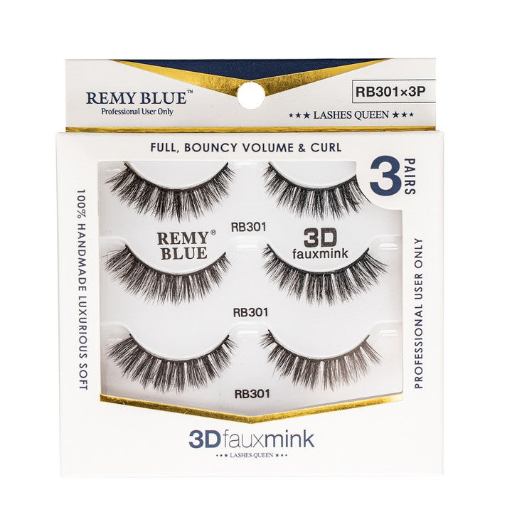 Remy Blue 3D Faux Mink-RB301x3P