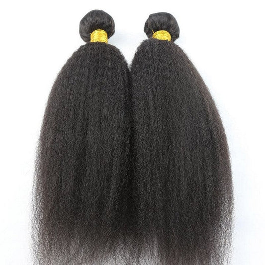 Kinky Straight Microlink Weft Hair Extensions